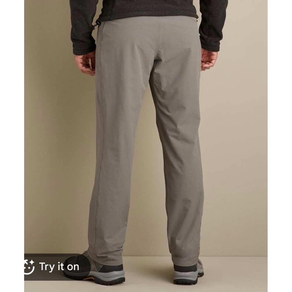 Duluth Trading Co AKHG Armachillo Gray Standard Fit Pants Mens 34x34 Hiking Work